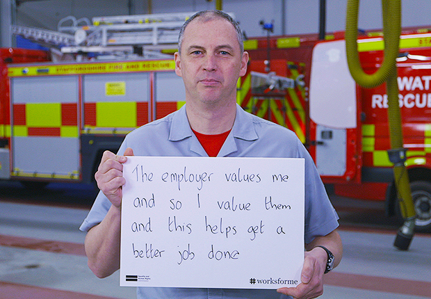 The employer values me and so I value them and this helps get a better job done #worksforme
