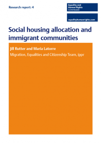 Research report 4: Social housing allocation and immigrant communities
