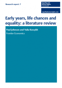 Research report 7: Early years, life chances and equality : a literature review