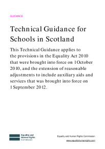 Technical guidance for schools in Scotland 
