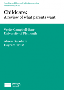 Research Report 66: Childcare - a review of what parents want