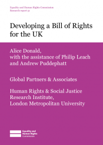 Research report 51 - Developing a Bill of Rights for the UK