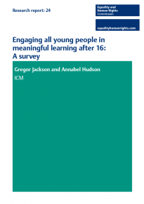 Research report 24 Engaging all young people in meaningful learning after 16: A survey
