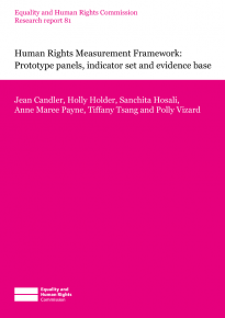 Research report 81: Human Rights Measurement Framework: Prototype panels, indicator set and evidence base