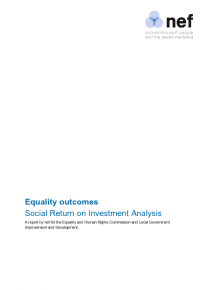 Equality outcomes  Social Return on Investment Analysis 
