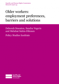 Research report 43: Older workers: employment preferences, barriers and solutions