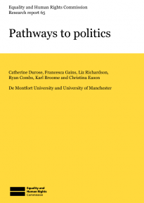 Research report 65: Pathways to politics