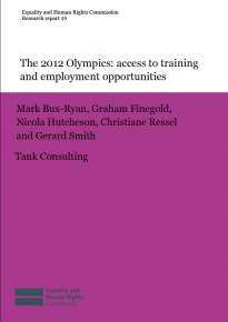 Research report 49 - The 2012 Olympics: access to training and employment opportunities