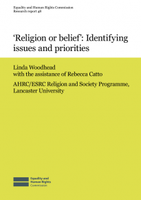 Research report 48 - Religion or belief: Identifying issues and priorities