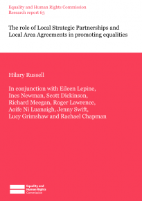 Research Report 63: The role of Local Strategic Partnerships and Local Area Agreements in promoting equalities