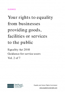 Your rights to equality from businesses providing goods, facilities or services to the public