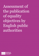 Assessment of  the publication  of equality  objectives by  English public  authorities
