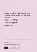 Evaluation of the EHRC employment tribunal skills and discrimination law course.